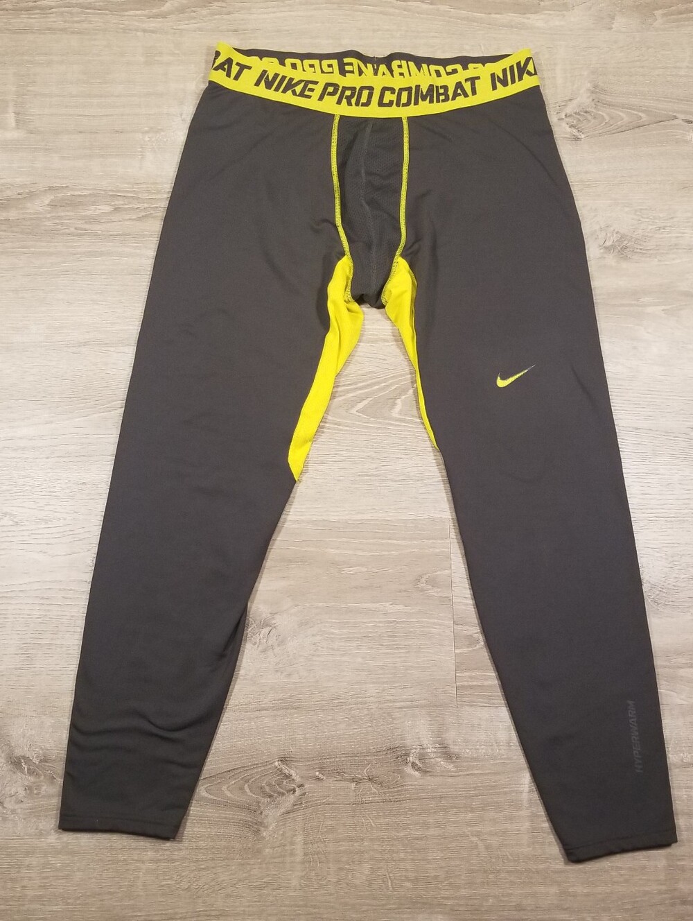 Men’s Nike Pro Combat Dri Fit Hyperwarm Compression Baselayer Pants Size XXL